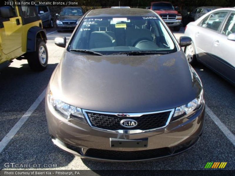 Metallic Bronze / Stone 2013 Kia Forte EX