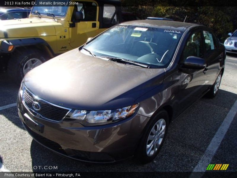 Metallic Bronze / Stone 2013 Kia Forte EX