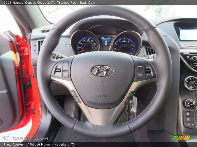 Tsukuba Red / Black Cloth 2013 Hyundai Genesis Coupe 2.0T