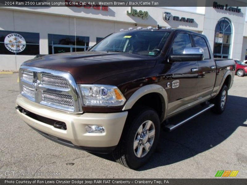 Western Brown / Black/Cattle Tan 2014 Ram 2500 Laramie Longhorn Crew Cab 4x4