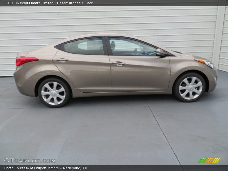 Desert Bronze / Black 2013 Hyundai Elantra Limited