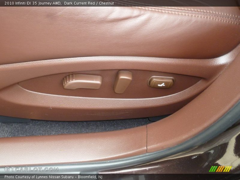 Dark Current Red / Chestnut 2010 Infiniti EX 35 Journey AWD