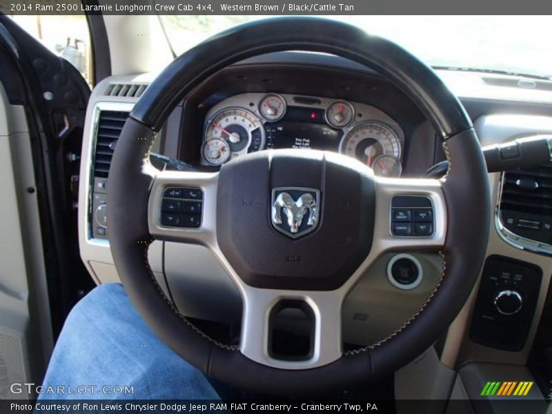  2014 2500 Laramie Longhorn Crew Cab 4x4 Steering Wheel