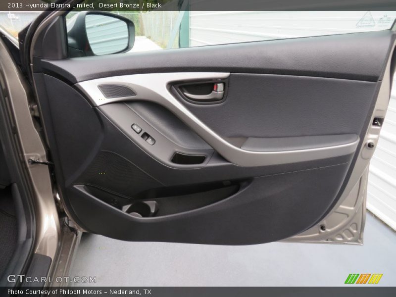 Desert Bronze / Black 2013 Hyundai Elantra Limited