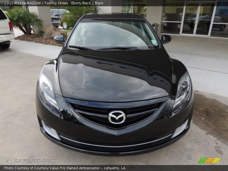 Ebony Black / Black 2012 Mazda MAZDA6 i Touring Sedan