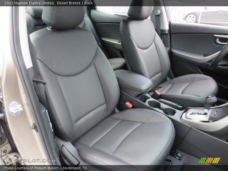 Desert Bronze / Black 2013 Hyundai Elantra Limited