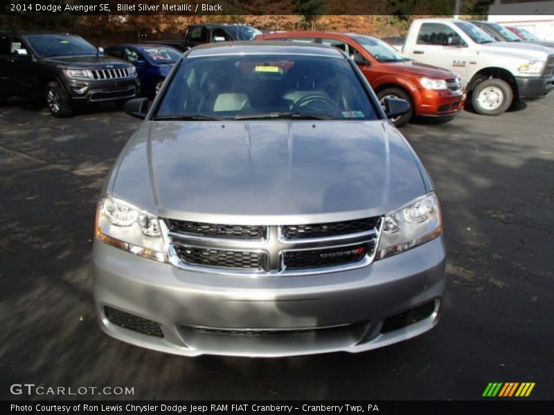 Billet Silver Metallic / Black 2014 Dodge Avenger SE