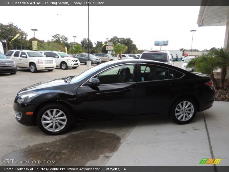 Ebony Black / Black 2012 Mazda MAZDA6 i Touring Sedan