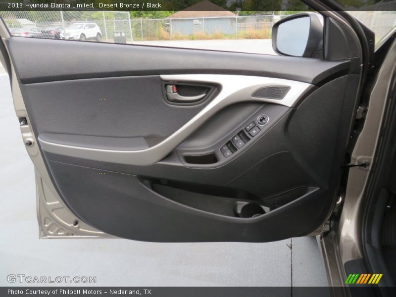 Desert Bronze / Black 2013 Hyundai Elantra Limited