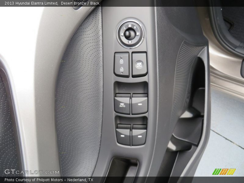 Desert Bronze / Black 2013 Hyundai Elantra Limited