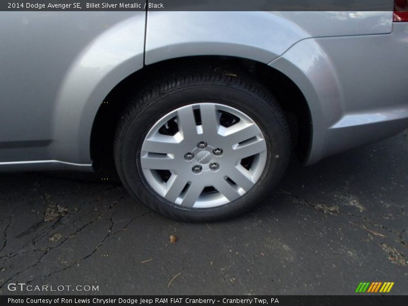 Billet Silver Metallic / Black 2014 Dodge Avenger SE
