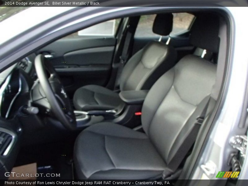 Billet Silver Metallic / Black 2014 Dodge Avenger SE