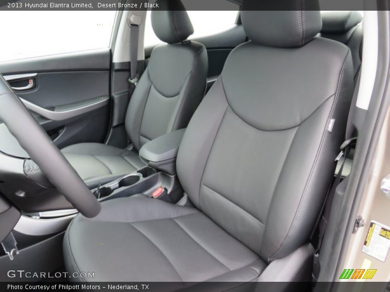 Desert Bronze / Black 2013 Hyundai Elantra Limited