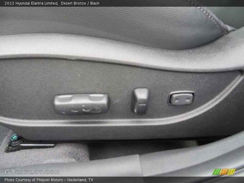 Desert Bronze / Black 2013 Hyundai Elantra Limited