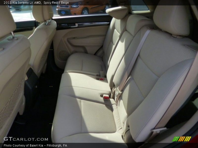 Spicy Red / Beige 2011 Kia Sorento LX AWD