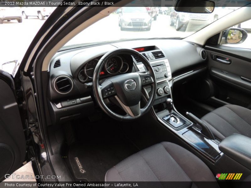Ebony Black / Black 2012 Mazda MAZDA6 i Touring Sedan