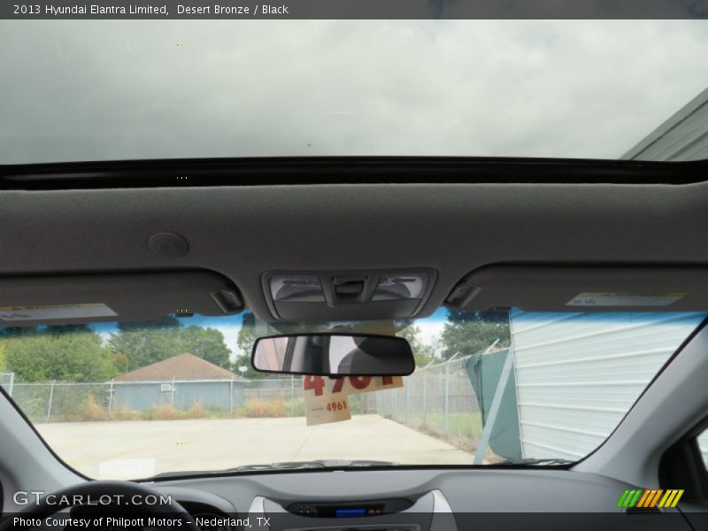 Desert Bronze / Black 2013 Hyundai Elantra Limited