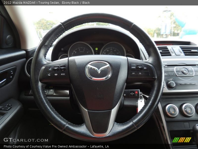 Ebony Black / Black 2012 Mazda MAZDA6 i Touring Sedan