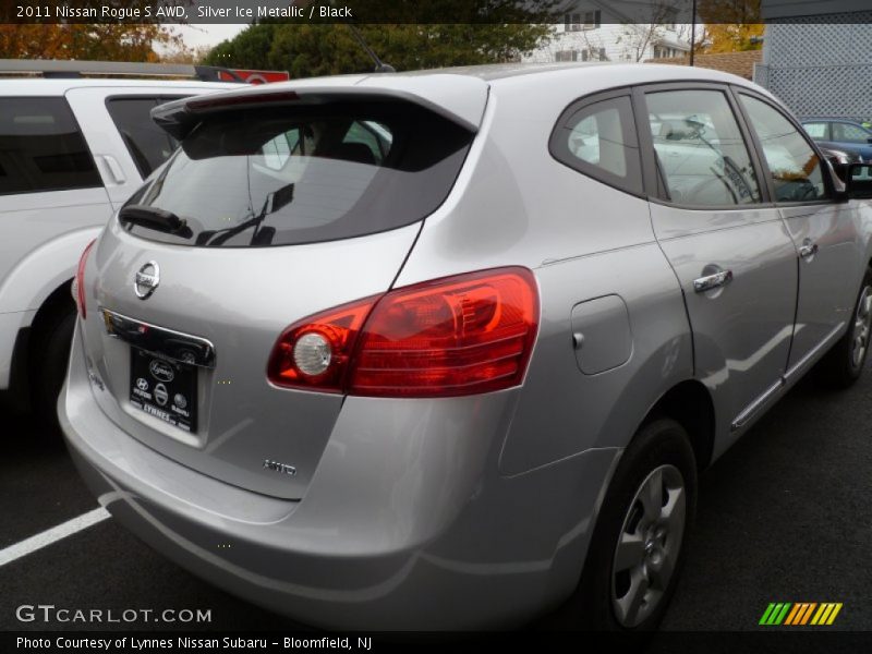 Silver Ice Metallic / Black 2011 Nissan Rogue S AWD