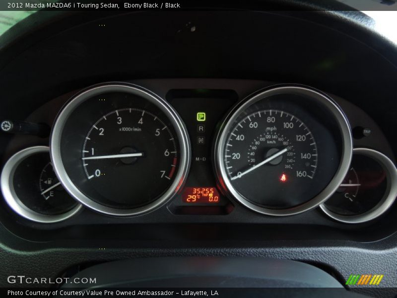 Ebony Black / Black 2012 Mazda MAZDA6 i Touring Sedan