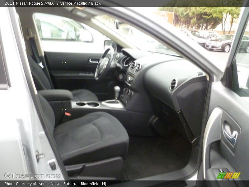 Silver Ice Metallic / Black 2011 Nissan Rogue S AWD