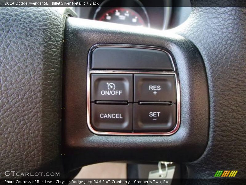 Billet Silver Metallic / Black 2014 Dodge Avenger SE