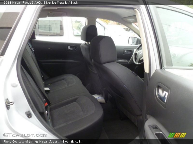 Silver Ice Metallic / Black 2011 Nissan Rogue S AWD