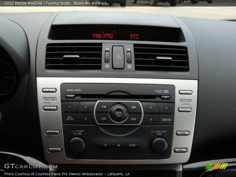 Ebony Black / Black 2012 Mazda MAZDA6 i Touring Sedan