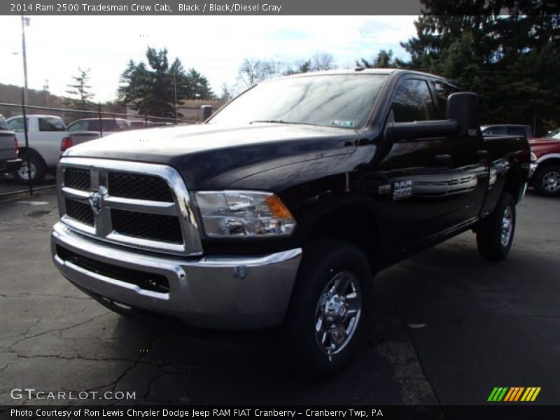 Black / Black/Diesel Gray 2014 Ram 2500 Tradesman Crew Cab