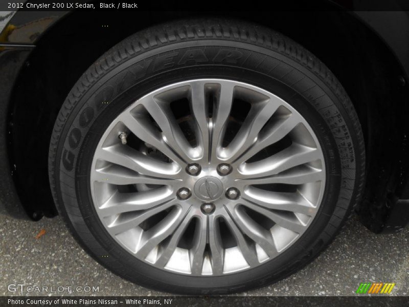 Black / Black 2012 Chrysler 200 LX Sedan