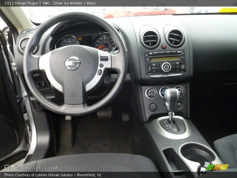 Silver Ice Metallic / Black 2011 Nissan Rogue S AWD