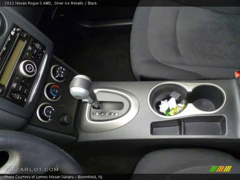 Silver Ice Metallic / Black 2011 Nissan Rogue S AWD