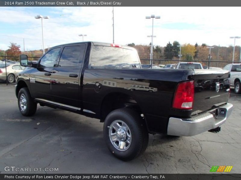 Black / Black/Diesel Gray 2014 Ram 2500 Tradesman Crew Cab