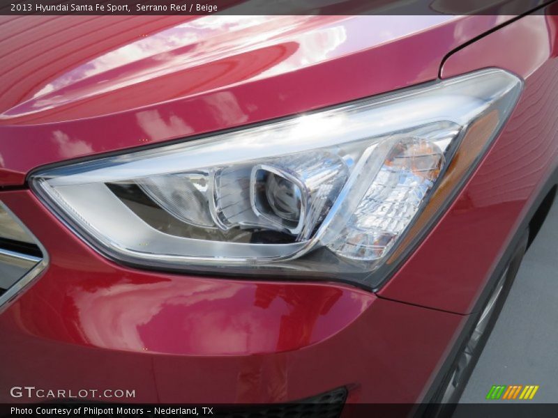Serrano Red / Beige 2013 Hyundai Santa Fe Sport