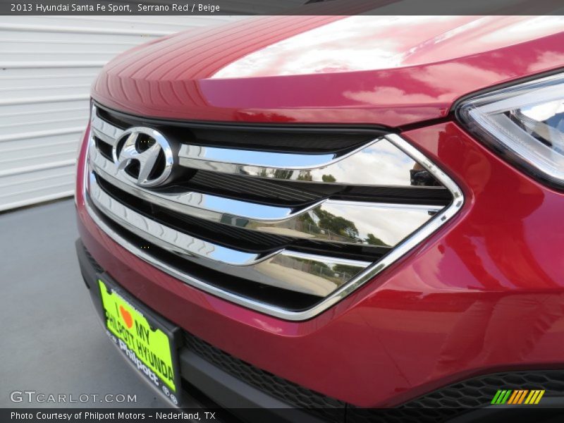 Serrano Red / Beige 2013 Hyundai Santa Fe Sport