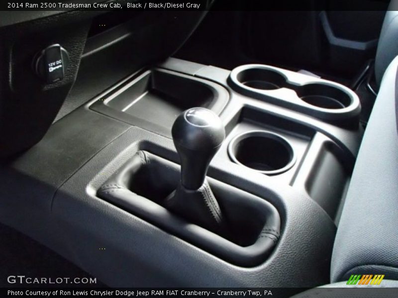 Black / Black/Diesel Gray 2014 Ram 2500 Tradesman Crew Cab