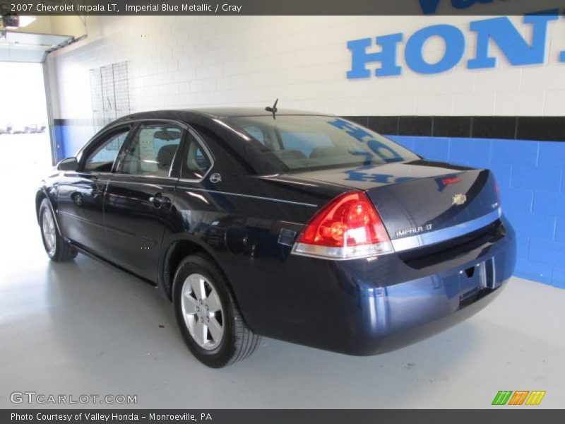 Imperial Blue Metallic / Gray 2007 Chevrolet Impala LT