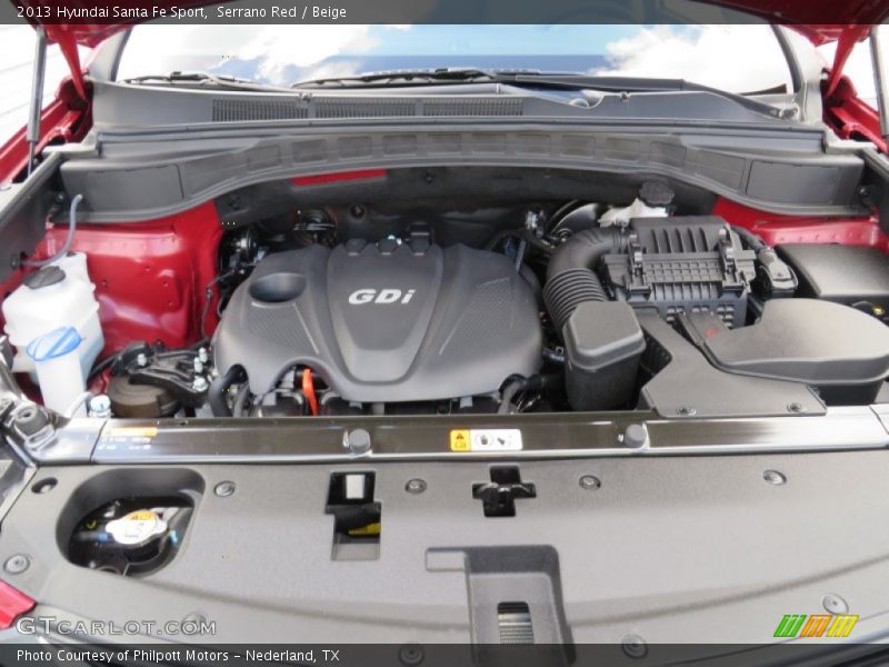 Serrano Red / Beige 2013 Hyundai Santa Fe Sport
