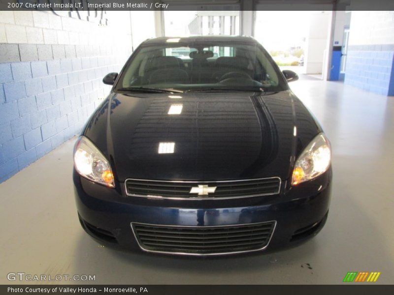 Imperial Blue Metallic / Gray 2007 Chevrolet Impala LT