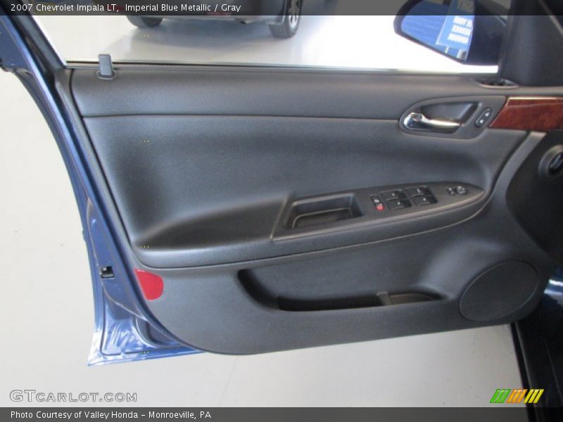 Imperial Blue Metallic / Gray 2007 Chevrolet Impala LT