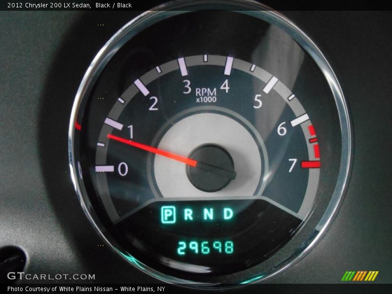 Black / Black 2012 Chrysler 200 LX Sedan