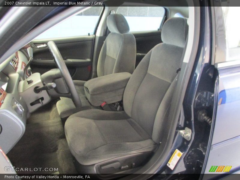 Imperial Blue Metallic / Gray 2007 Chevrolet Impala LT