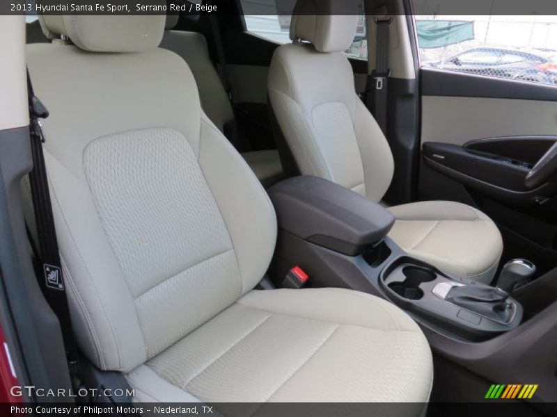 Serrano Red / Beige 2013 Hyundai Santa Fe Sport