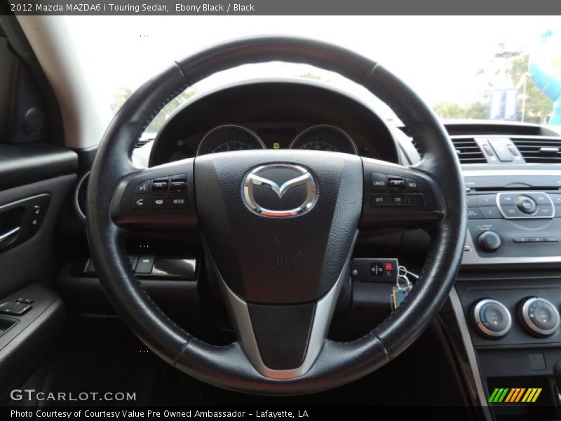 Ebony Black / Black 2012 Mazda MAZDA6 i Touring Sedan