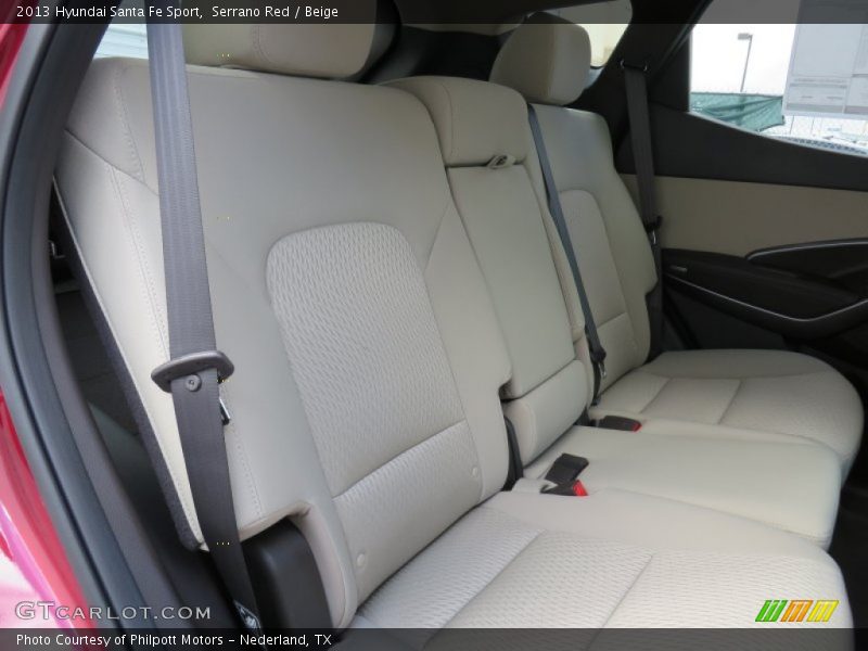Serrano Red / Beige 2013 Hyundai Santa Fe Sport