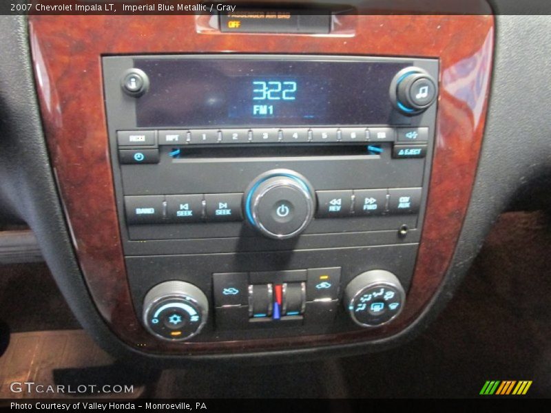 Imperial Blue Metallic / Gray 2007 Chevrolet Impala LT