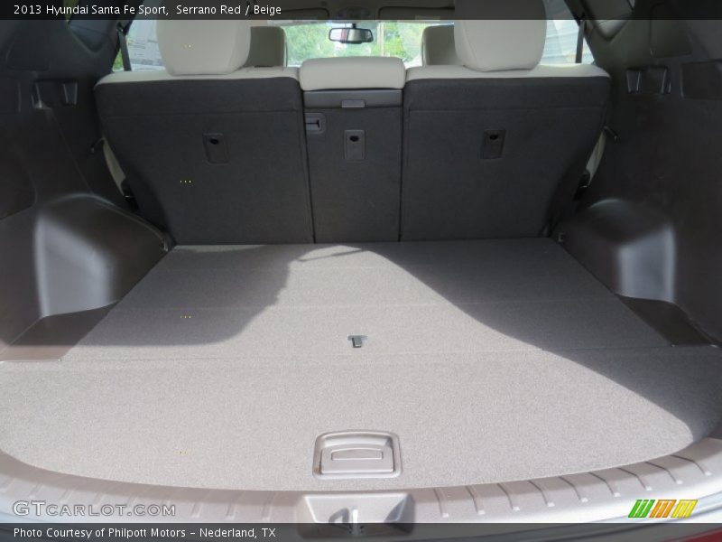 Serrano Red / Beige 2013 Hyundai Santa Fe Sport