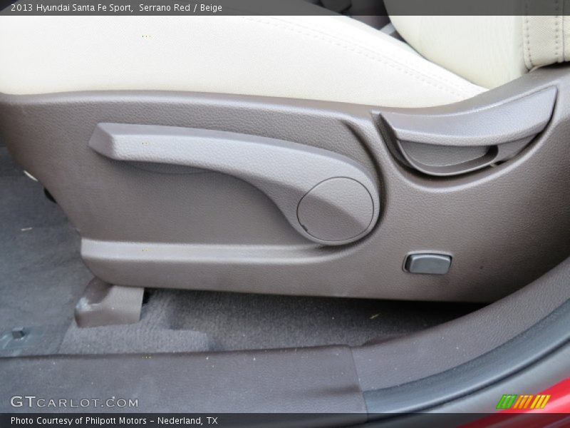 Serrano Red / Beige 2013 Hyundai Santa Fe Sport