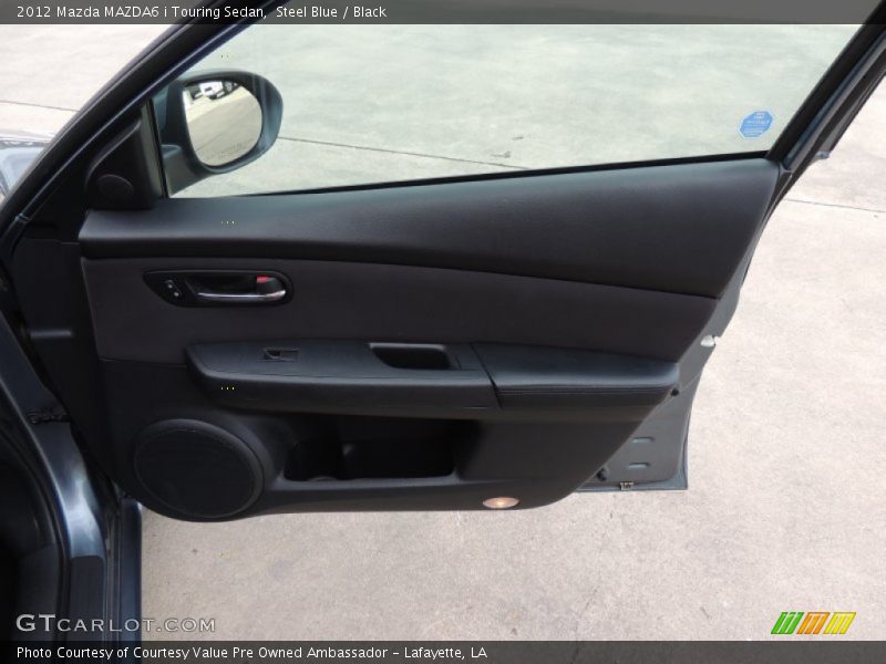 Steel Blue / Black 2012 Mazda MAZDA6 i Touring Sedan