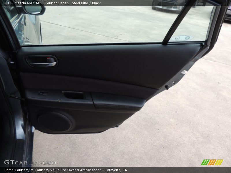 Steel Blue / Black 2012 Mazda MAZDA6 i Touring Sedan